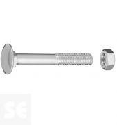 Tornillo Carrocero M8x60mm. Din 603 (3 piezas)