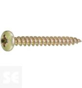 Tornillo Zn Cabeza Redonda Pz 3,5x30mm (20u.)