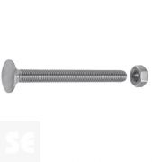 Tornillo Cabeza Hexagonal M8x80 A2 Din 603 (6 piezas)