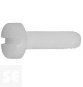 Tornillo Cabeza Cilíndrica Plástico M3x10mm. (20u.)