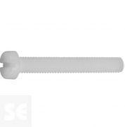 Tornillo Cabeza Cilíndrica Plástico M4x30mm. (20u.)