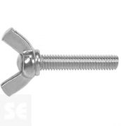 Tornillo De Mariposa Cincado Din 316 M-6x30mm. (3u.)