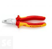 Alicate Universal Cromado Filo con Bisel 180mm.