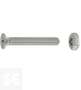 Tornillo Cabeza Cónica M3x20mm. A2 Ph Din 7046 (16 piezas)