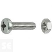 Tornillo Cabeza Cónica M4x16mm. A2 Ph 7045 (20 piezas)