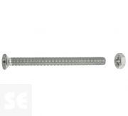 Tornillo Cabeza Cónica M4x50mm. A2 Ph Din 7046 (8 piezas)