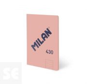 Libreta MILAN A5 Encolada 430 Rosa 48h Líneas 95gr