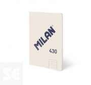 Libreta MILAN A5 Encolada 430 Beige 48h Líneas 95gr
