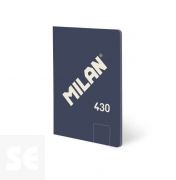 Libreta MILAN A5 Encolada 430 Azul 48h Blancas 95gr
