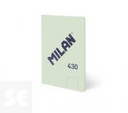 Libreta MILAN A5 Encolada 430 Verde 48h Blancas 95gr