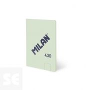 Libreta MILAN A6 Encolada 430 Verde 48h Blancas 95gr