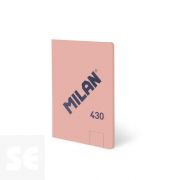 Libreta MILAN A6 Encolada 430 Rosa 48h Blancas 95gr