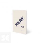 Libreta MILAN A6 Encolada 430 Beige 48h Blancas 95gr
