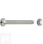 Tornillo Cabeza Cónica M6x50 A2 Ph 7045 (4 piezas)