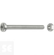 Tornillo Cabeza Cónica M6x60 A2 Ph 7045 Blister (4 piezas)