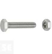 Tornillo Cabeza Hexagonal M10x50mm. Din 933 (4 piezas)