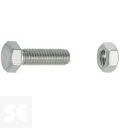 Tornillo Cabeza Hexagonal M5x16mm. Din 933 (10 piezas)