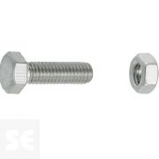 Tornillo Cabeza Hexagonal M5x16mm. Din 933 (30 piezas)