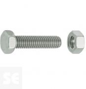 Tornillo Cabeza Hexagonal M5x25mm. Din 933 (10 piezas)