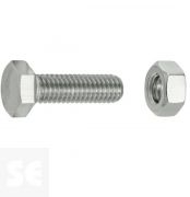 Tornillo Cabeza Hexagonal M6x20mm. Din 933 (30 piezas)
