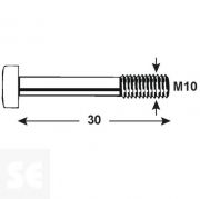 Tornillo Allen 912 Cincado M10 Vz 4762 M10x30 (4u.)