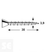 Tornillo Fibra 3,9x35mm. Ph (150u.)