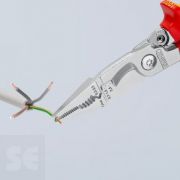 Alicate Instalaciones Eléctricas Cromado 200 Mm. 15 Mm / 50 Mm