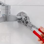 Tenaza Llave Alicate y Llave Cromado 250mm.