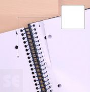 Libreta MILAN A5 Espiral 80h Blancas 95 Gr/M Azul