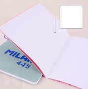 Libreta MILAN A5 24f Lisa 460 Rosa