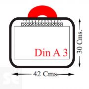 Carpeta Presentación 30x42 cm A3 Asa Lomo