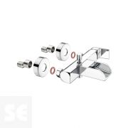 Monomando grifo Baño Cromo Cascada