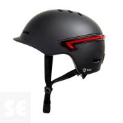 Casco Led Trasero con Bluetooth Negro Talla L Youin