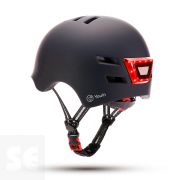 Casco Led Frontal y Trasero Negro Talla M Youin