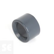 Casquillo reducción de PVC gris encolar