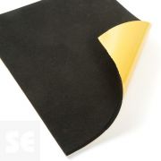 Plancha de caucho esponjoso adhesivo industrial 125kg/m3