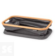 Cesta Plegable para la Colada Pimienta Negra 40l