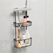 Cestillo con Colgador Grifo 2 Alt Aluminium Black