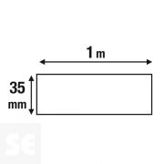 Cinta Metálica Adhesiva 1 m x 3x1,15 mm (1 ud.)