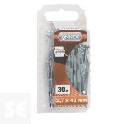 Clavos de Acero 2,7x40mm. (30u.)