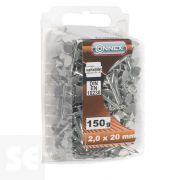 Clavos Aislamiento Cincados 2,0x20mm. (150 gramos)