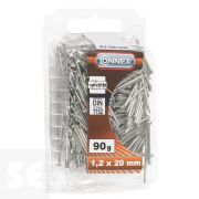 Clavos Cabeza Cónica Galvanizada 1,2 X 20 mm (90 gramos)