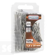 Clavos Cabeza Cónica Galvanizada 1,8 X 35 mm (125 gramos)