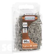 Clavos Cabeza Plana Galvanizada 1,2 X 20 mm (90 gramos)