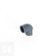 Codo de PVC gris 90º encolar y roscar
