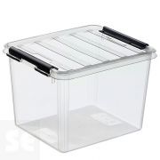 Contenedor Plástico Transparente 21x17x15 cm