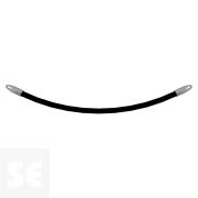 Cordón Negro Catenaria 150 cm C/Terminales Inox.