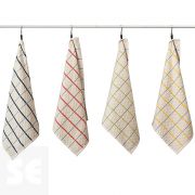 Paño Cocina Cuadros Arena 50x50 cm