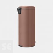 Cubo de Pedal Newicon Satin Taupe 30l