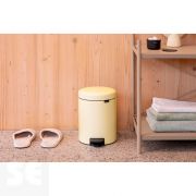 Cubo de Pedal Newicon Mellow Yellow 5l